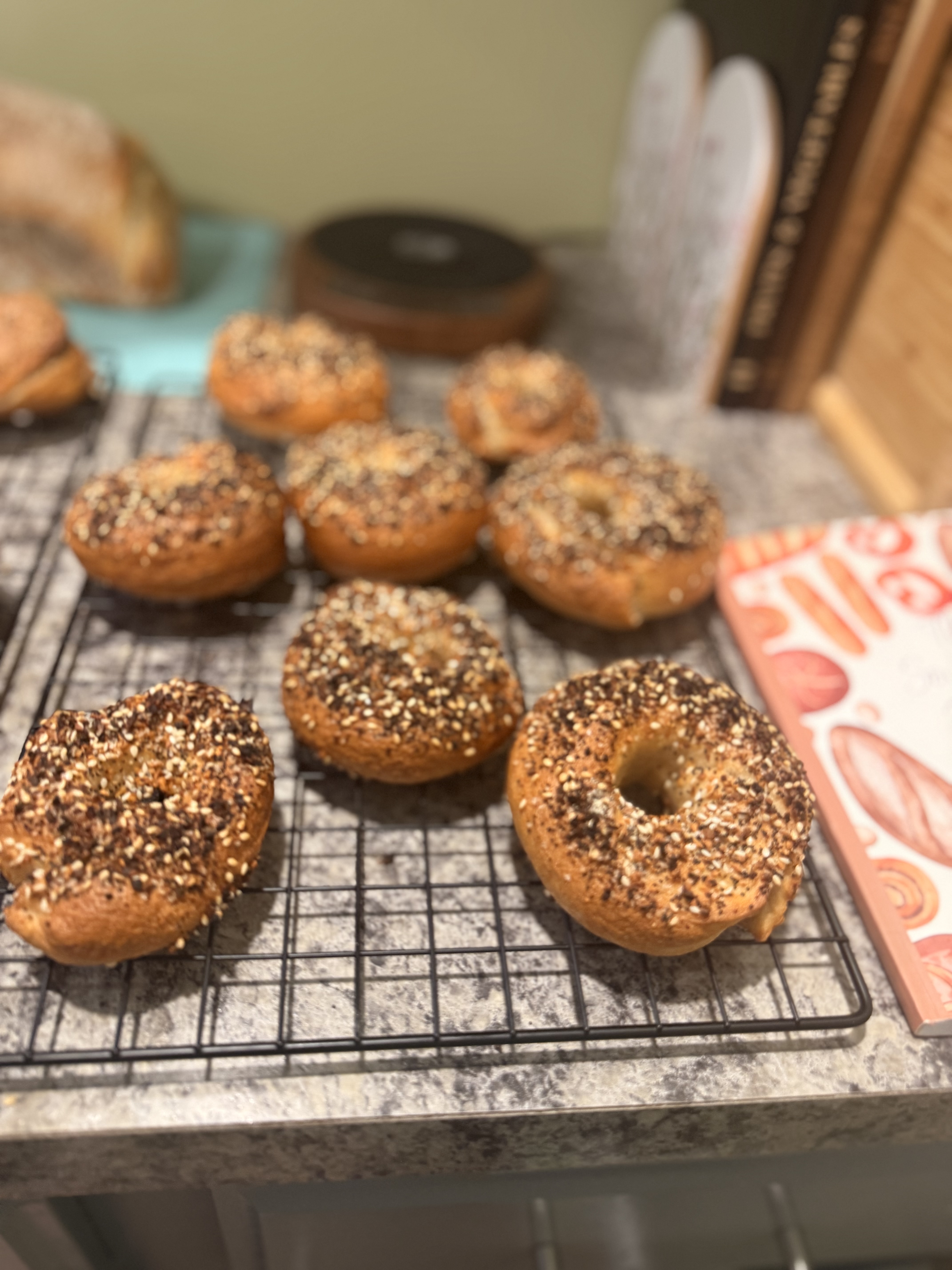 Sourdough bagels from Loaf and Lovely